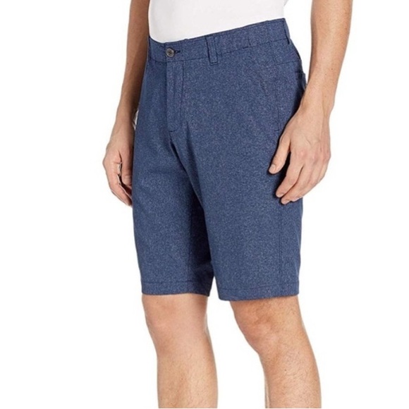 NWT Under Armour Men’s Golf Vented Shorts Sz 32 Navy Heather 10” inseam - Picture 1 of 11